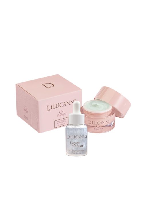 Serum Extracto de Nácar Y Crema reparadora oxigenante O2 Energet DLucanni